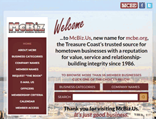 Tablet Screenshot of mcbe.org